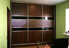 Шкаф-купе в кабинете.