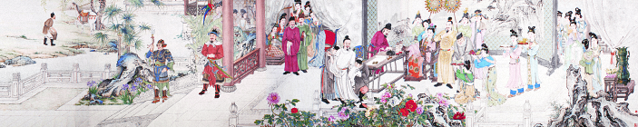 Рисунок для скинали в японском стиле. Люди.