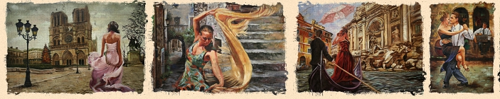 Рисунок для скинали. Живопись, люди.