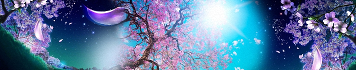 Рисунок для скинали. Абстрактное фото в синих, голубых и фиолетовых тонах.